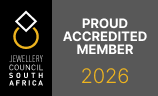 Jewellery Council of South Africa accredited member badge